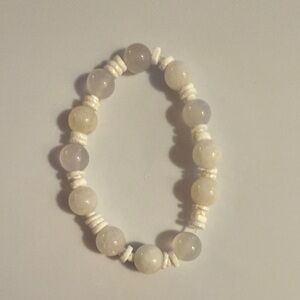 Coach x Tom Wesselmann White Beaded Bracelet NO Charms